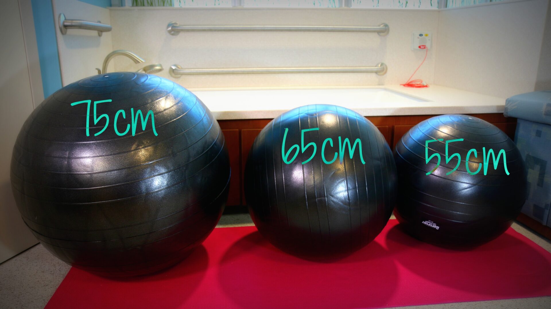 Birth Ball Sizes - The Birth Nurse®