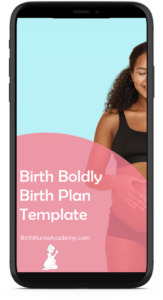 Birth Boldly Birth Plan Template