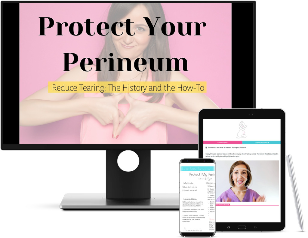 course to prevent vaginal tearing